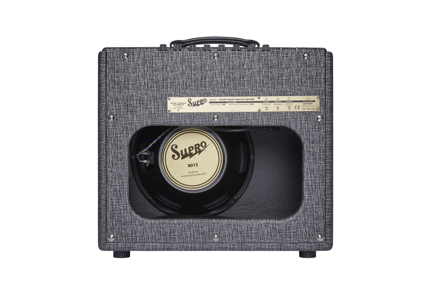 Supro Black Magick Reverb - 25 Watt 1x12 Guitar Amp Combo