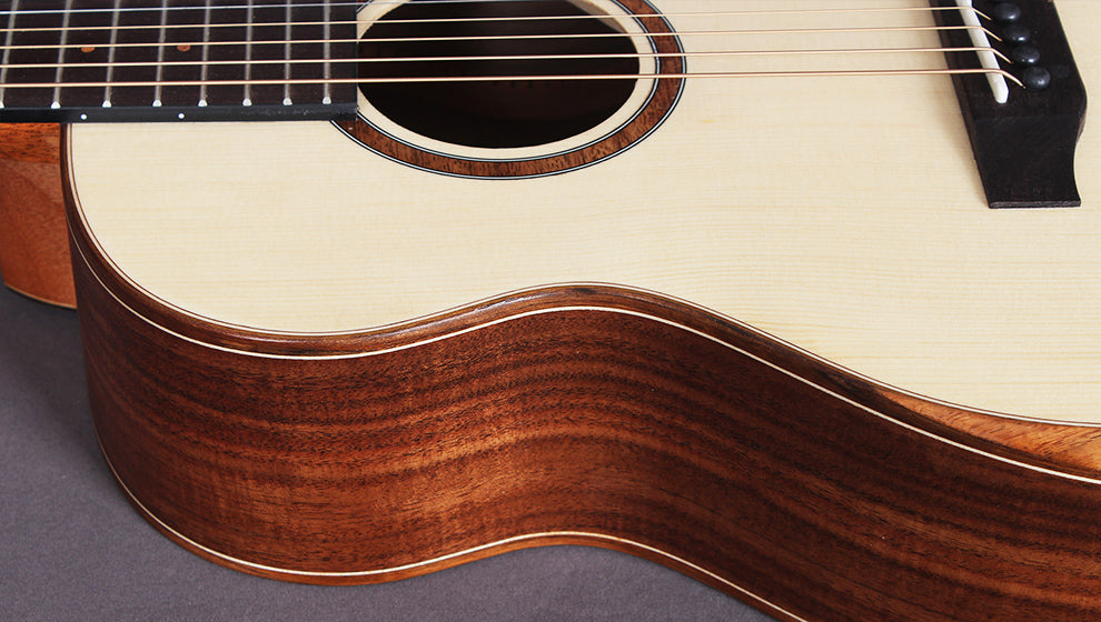 Crafter Grand Mino KOA, Medium Body Acoustic/Electric Guitar - Spruce/Koa