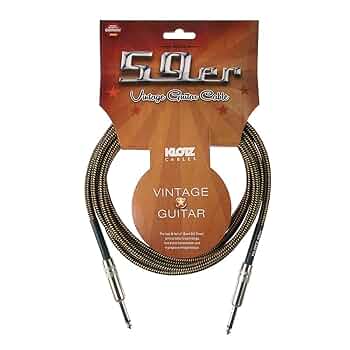 Klotz VIN 59ER Vintage Instrument Cable - 3m