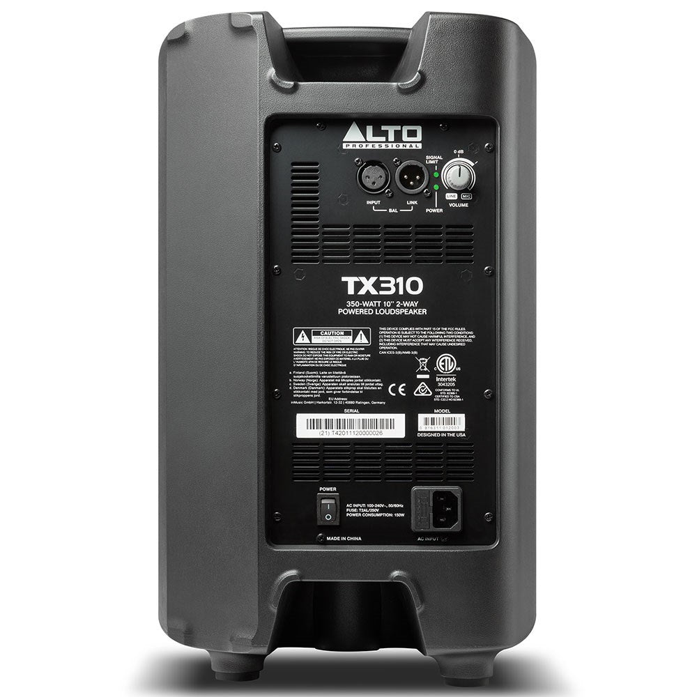 Alto 350-Watt 10" 2-Way Powered Loudspeaker
