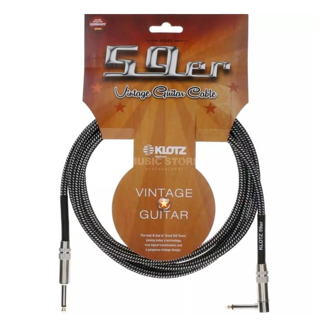 Klotz VINA 59ER Vintage Instrument Cable - 3m Angle
