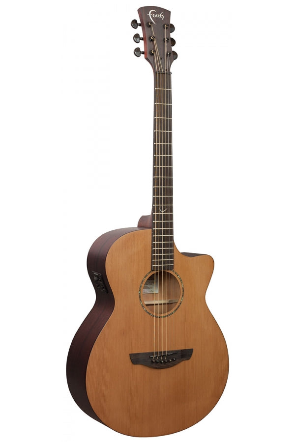 Faith 'Naked' Concert Acoustic/Electric Guitar w/Gigbag - Cedar