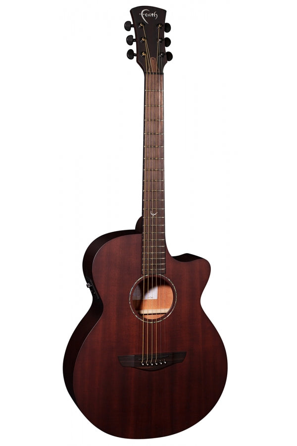 Faith 'Naked' Concert Acoustic/Electric Guitar w/Gigbag - Mahogany