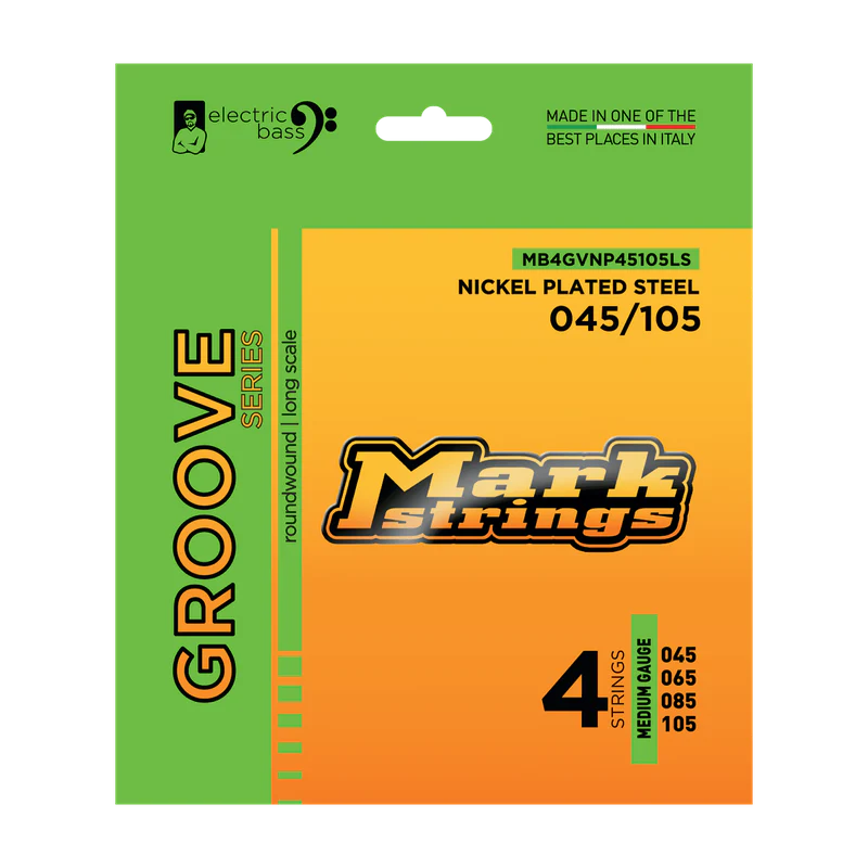 Markbass Groove Series Electric Bass Strings - Nickel Plated Steel - 045/105