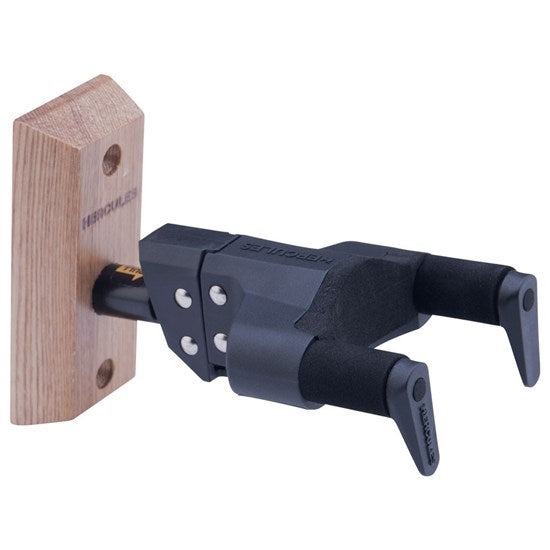 Hercules Auto-Grab Ukulele Wall Hanger - Wood Block