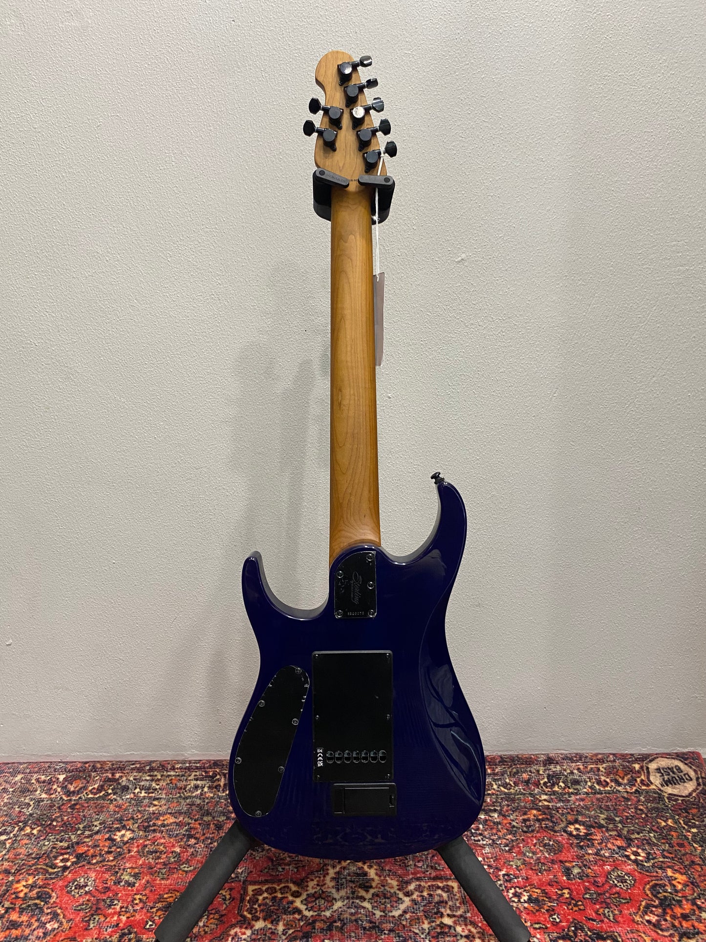 Sterling by Music Man John Petrucci Dimarzio JP157D 7-STR - Purple Nebula Flame Maple