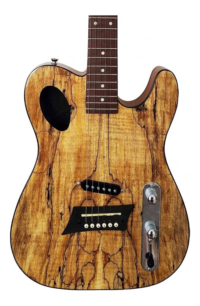 Michael Kelly 50 Forte Hybrid Electric/Acoustic Guitar Spalted Maple