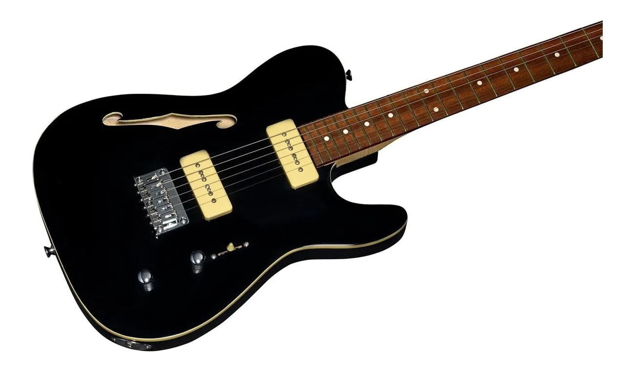 Michael Kelly 59 Thinline Semi-Hollow Body Electric Guitar - Gloss Black