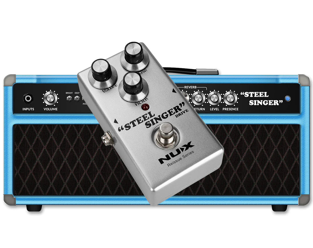 NU-X Reissue Series Steel Singer Drive Effects Pedal