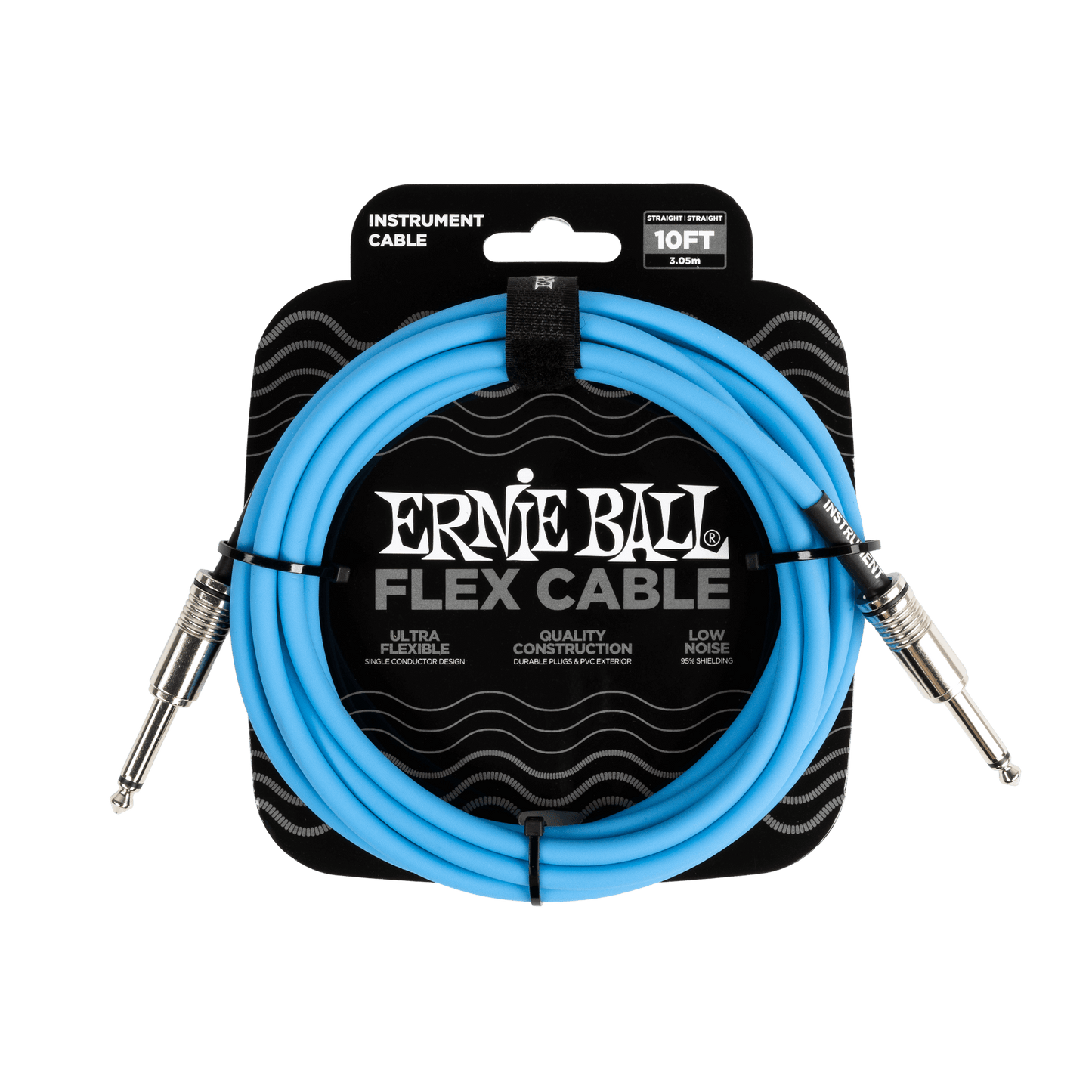 Ernie Ball Flex Cable 10ft - Blue