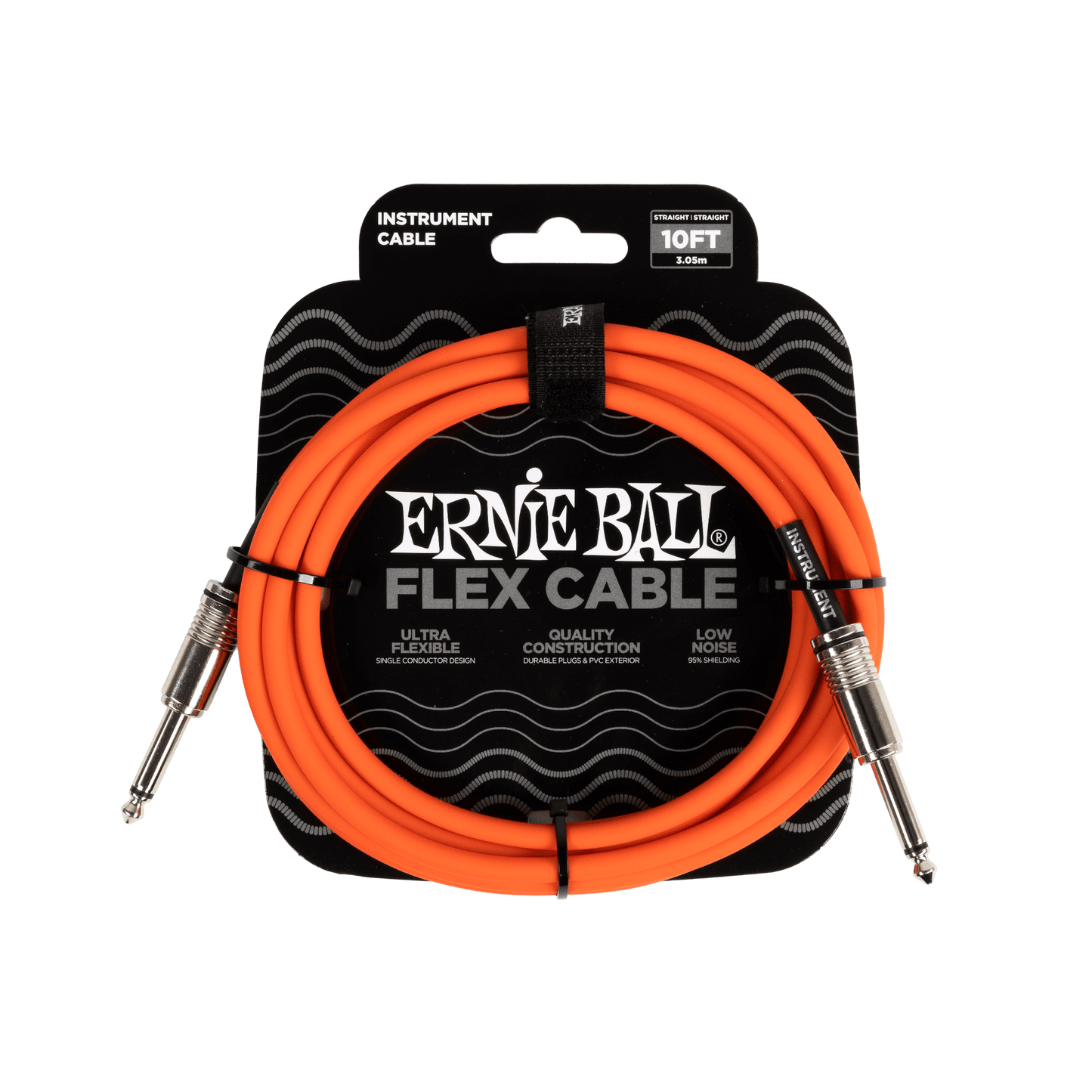 Ernie Ball Flex Cable 10ft - Orange