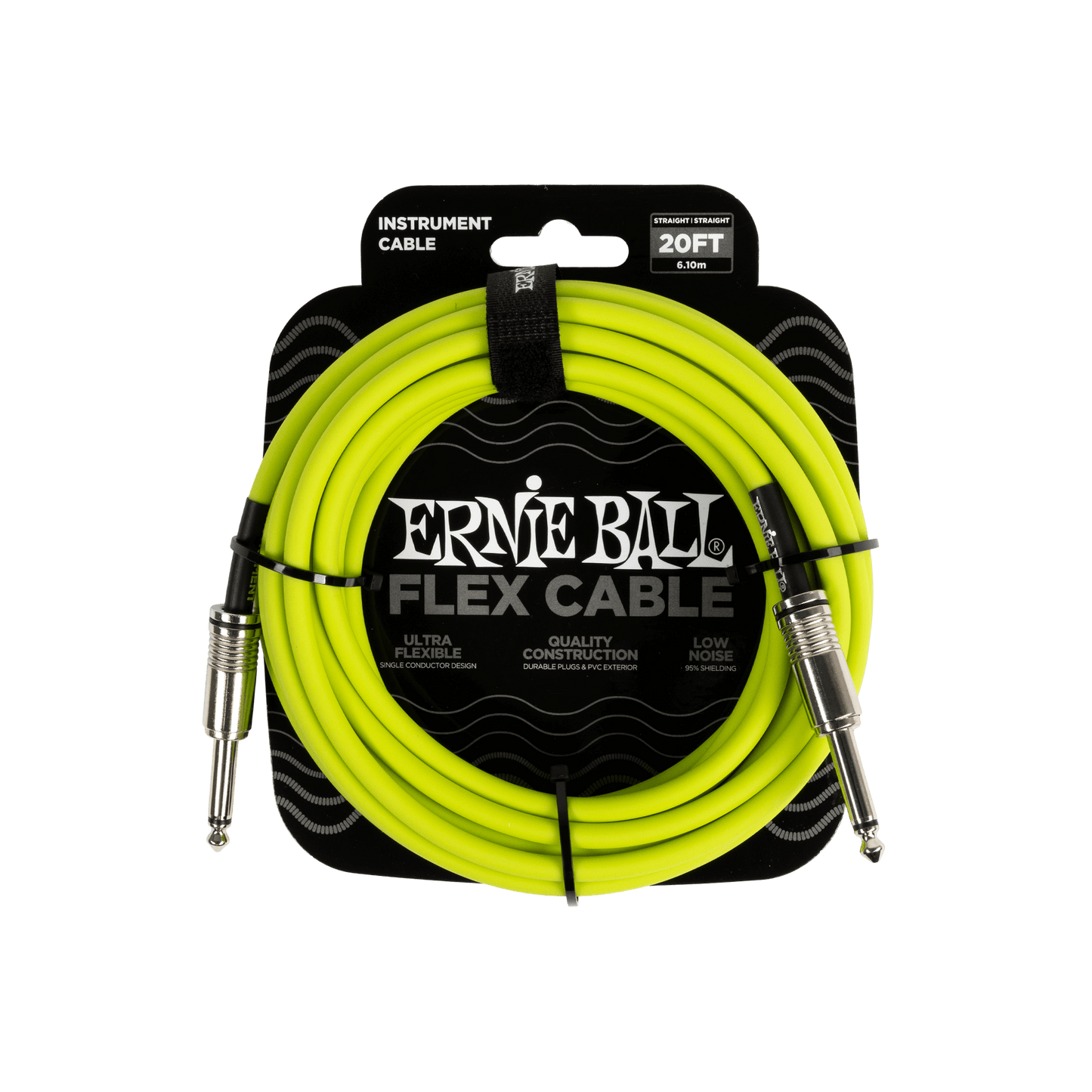 Ernie Ball Flex Cable 20ft - Green