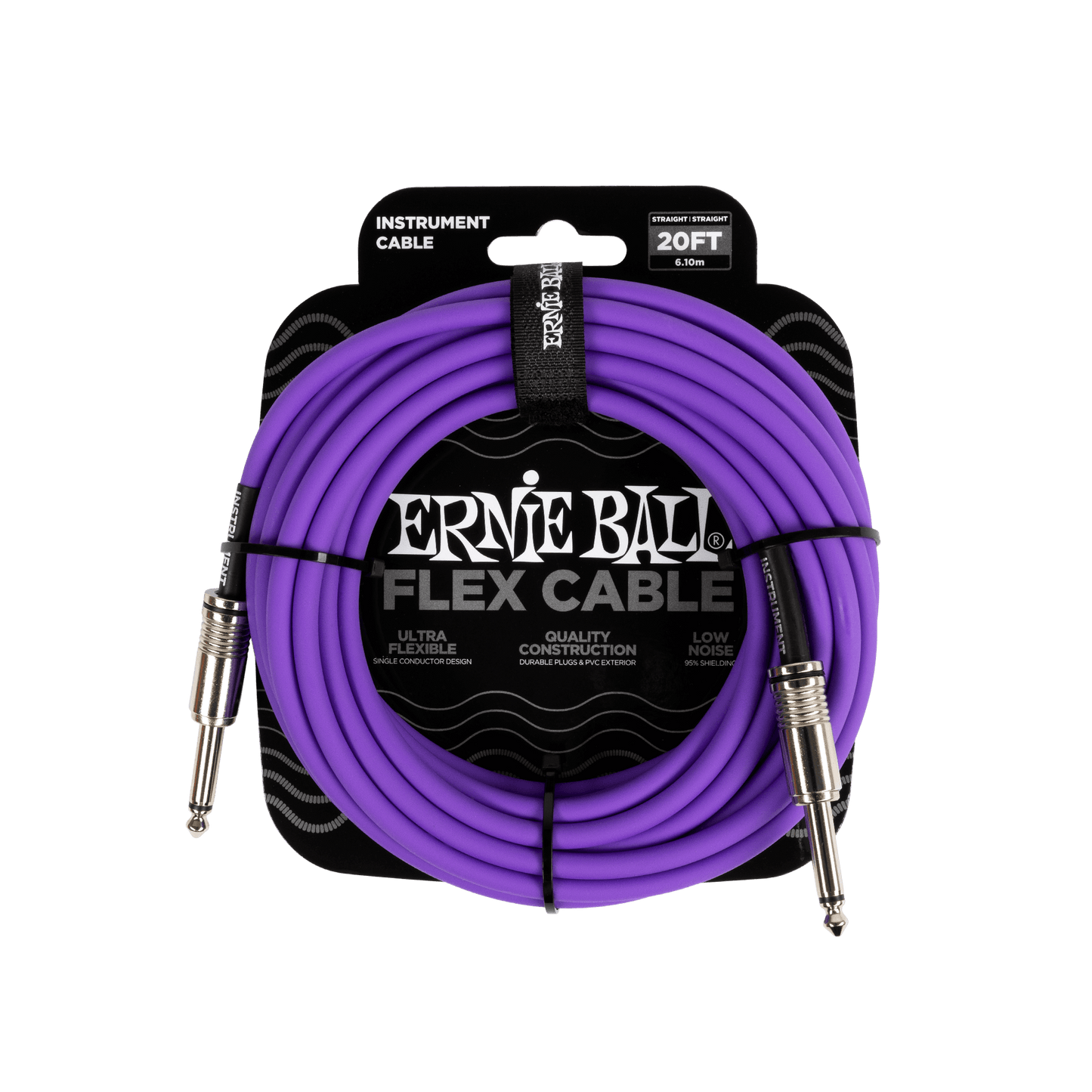 Ernie Ball Flex Cable 20ft - Purple