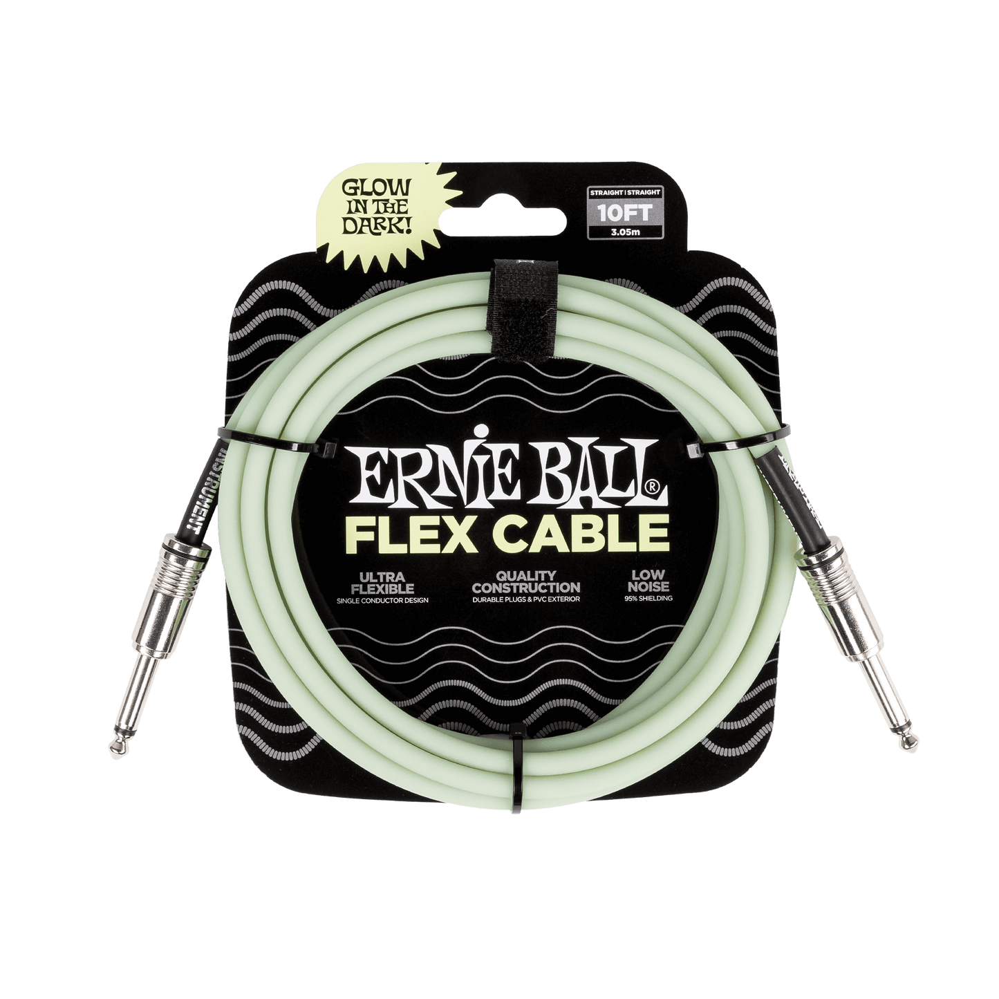 Ernie Ball Flex Cable 10ft - Glow