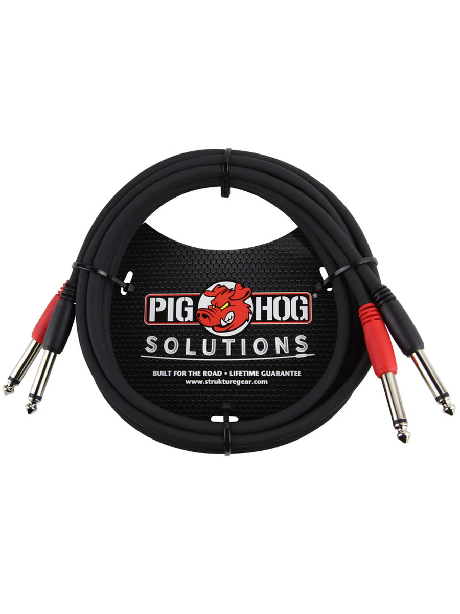 6ft 1/4"-1/4" Dual Cable