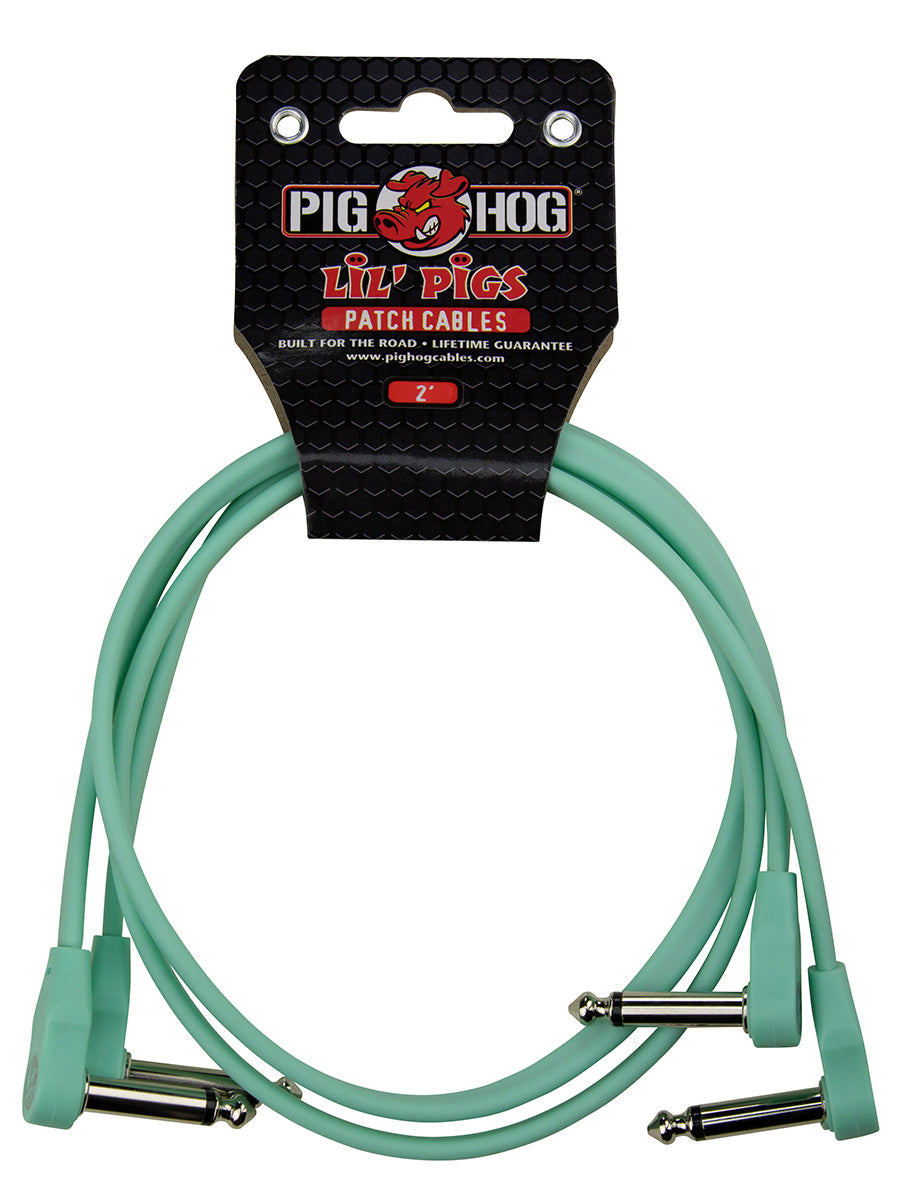 Pig Hog Low Profile Patch 2ft Seafoam Green