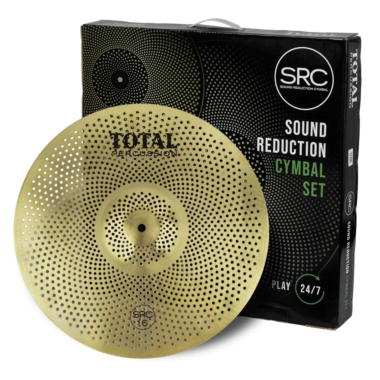 Total Percussion SRC33SL Low Volume Cymbal Set – Silver (14/16/20)