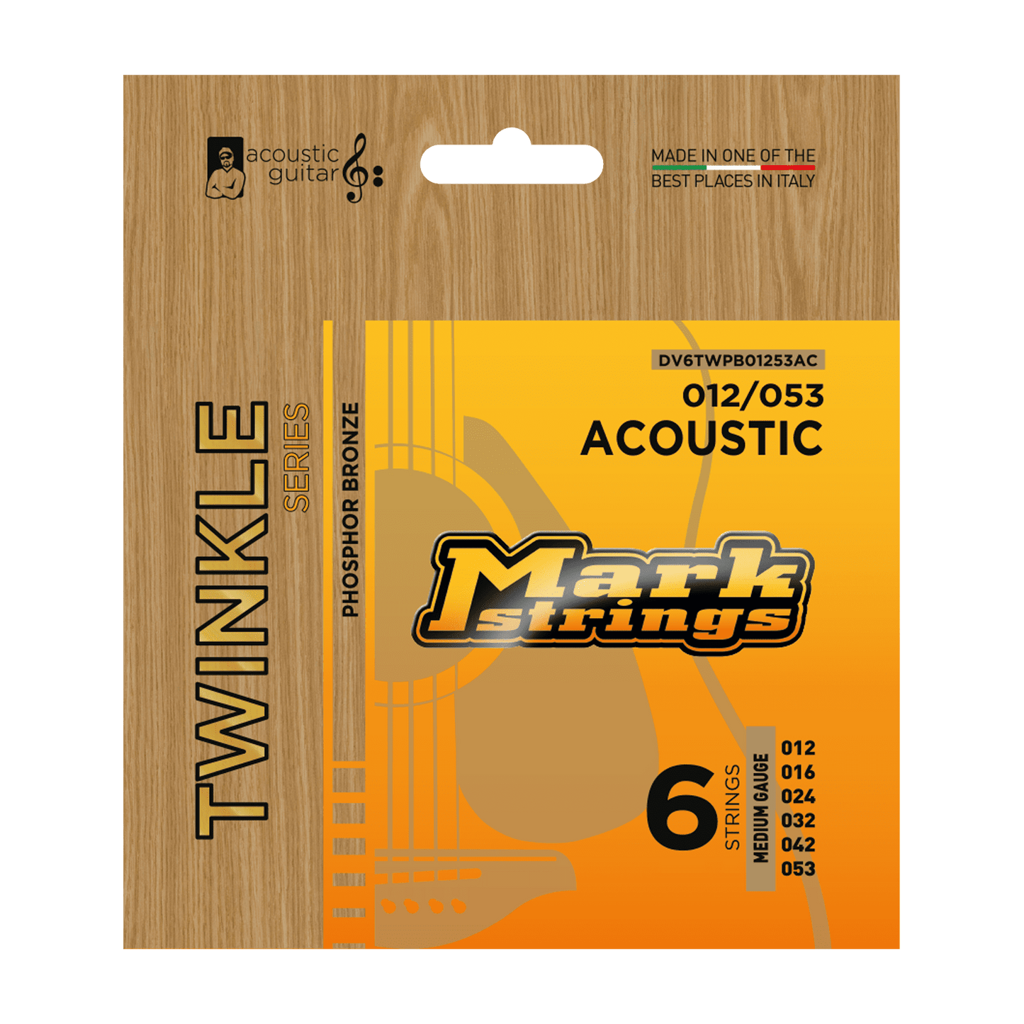 TWINKLE SERIES ACOUSTIC GUITAR PHOSPHOR BRONZE 12/53