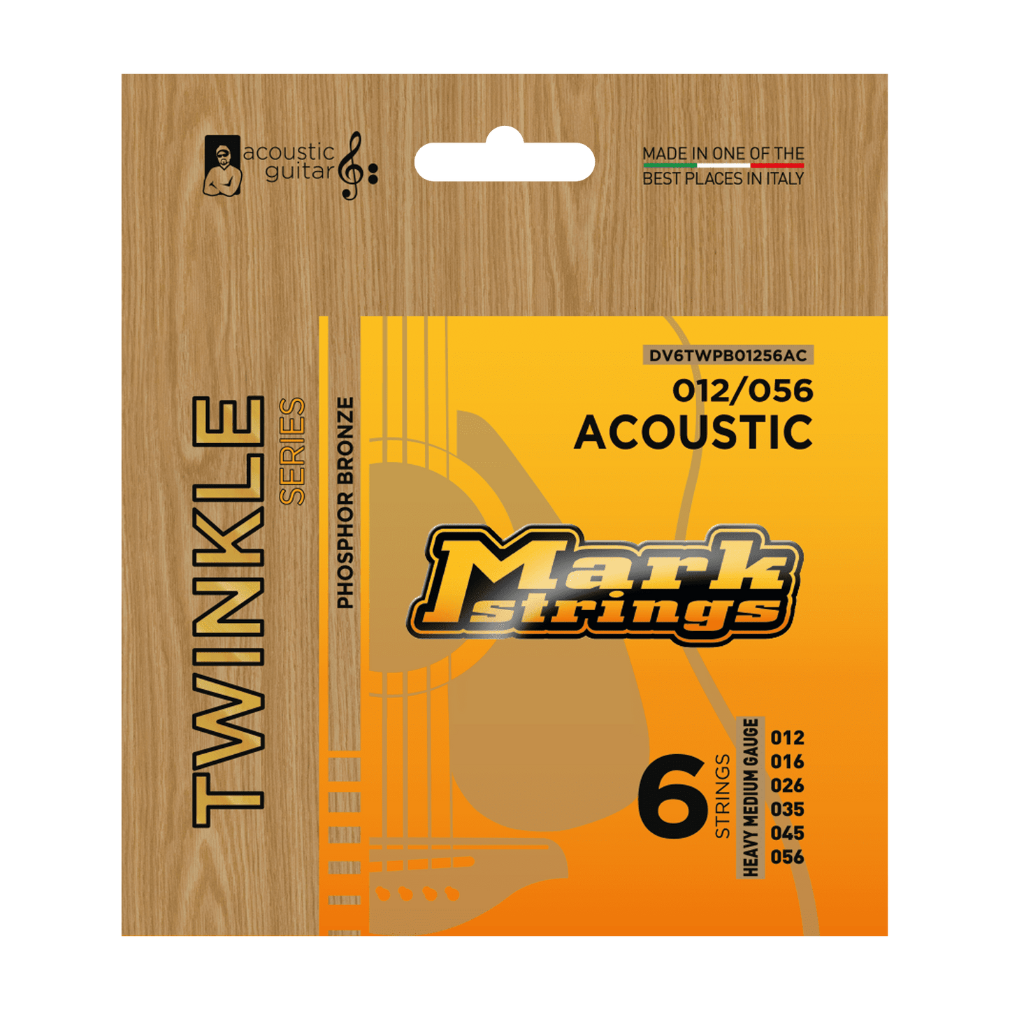 TWINKLE SERIES ACOUSTIC GUITAR PHOSPHOR BRONZE 12/56
