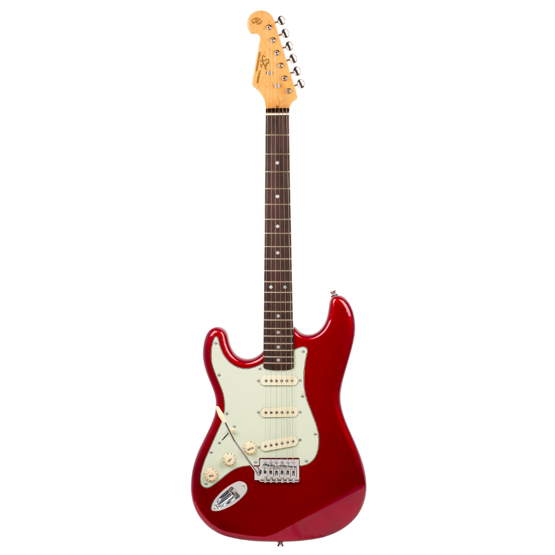SX Strat Style Electric Guitar Left-Handed – Candy Apple Red