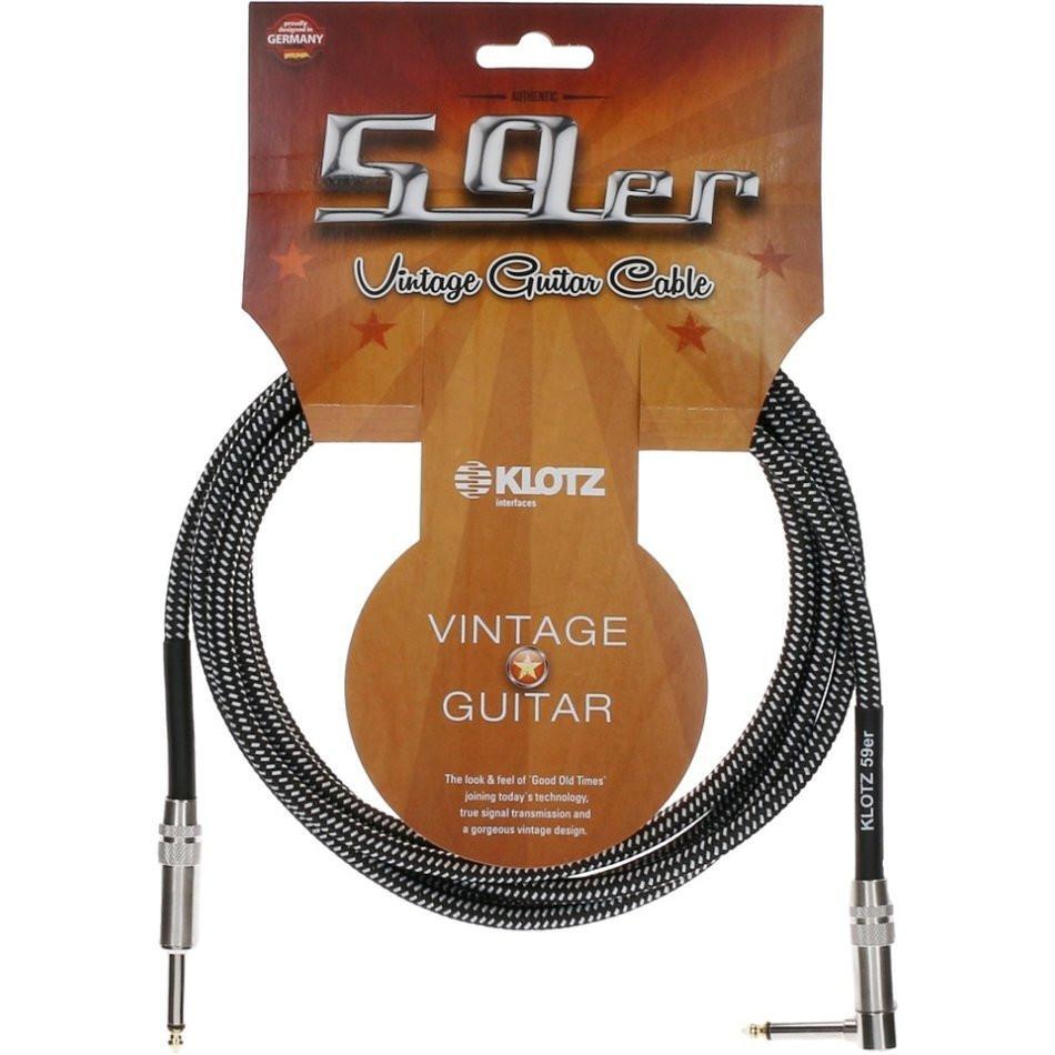 Klotz VINA 59ER Vintage Instrument Cable - 4.5m Angle