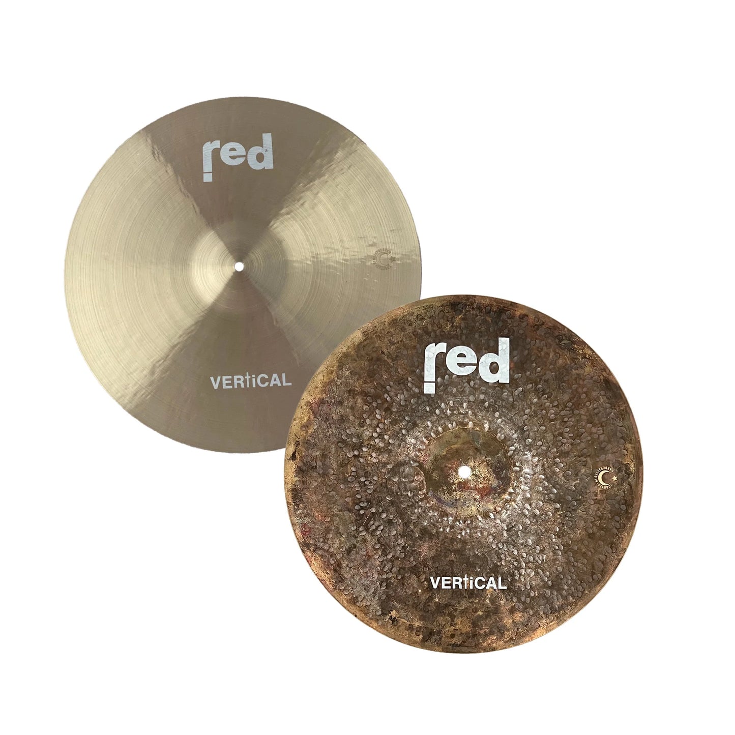 Red Cymbals Vertical Series 15" Hi-hat Cymbals