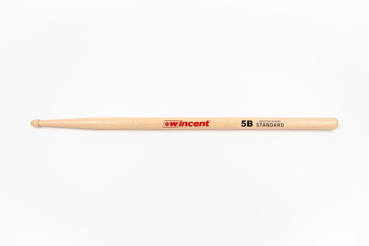 Wincent 5B USA Hickory Wood Tip Drum Sticks