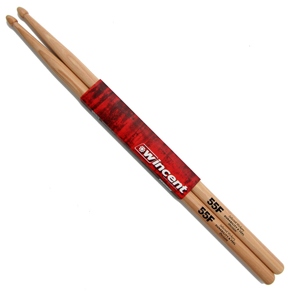 Wincent 55F Precision USA Hickory Drum Sticks