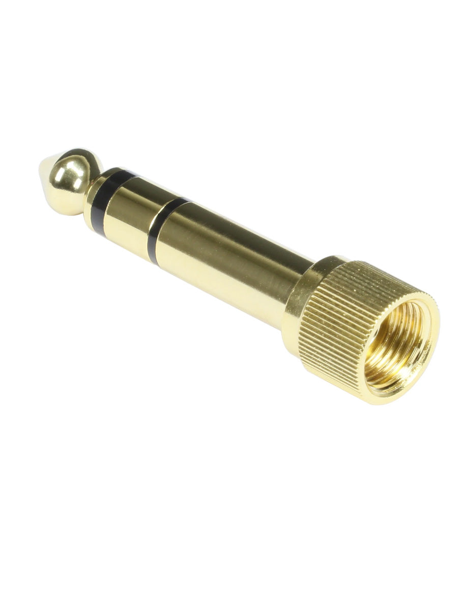 3.5mm(F)-1/4"(M) Stereo Adapter threaded