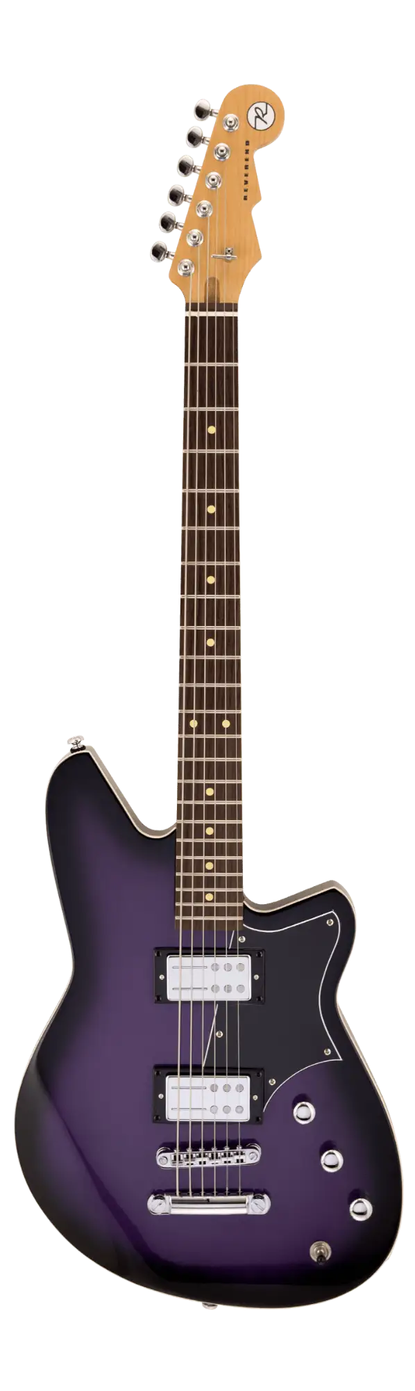 Reverend Descent RA Baritone Electric Guitar - Purple Burst