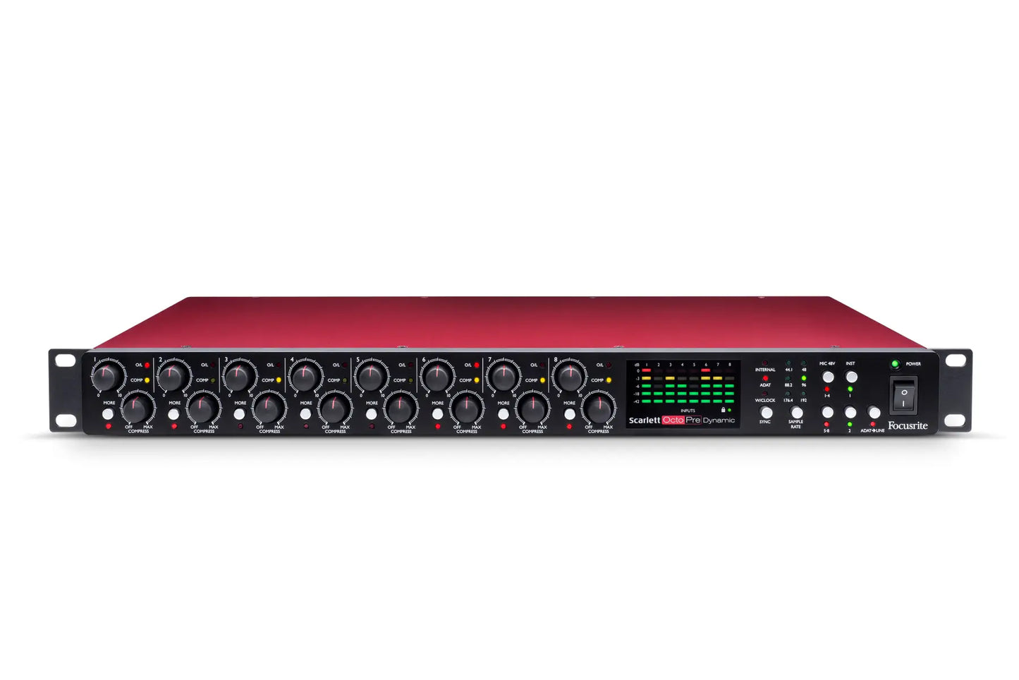 Focusrite Scarlett OctoPre Dynamic 8ch Microphone Preamp w/ ADAT