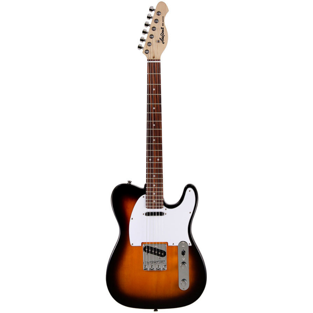 Aria 615 Electric Guitar in 3-Tone Sunburst