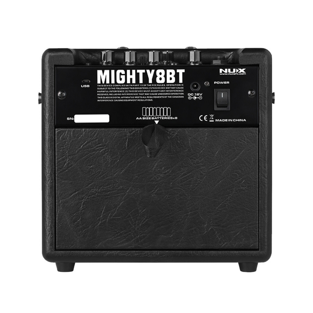 NU-X MIGHTY8BT Portable Digital 8W Guitar Amplifier with Bluetooth