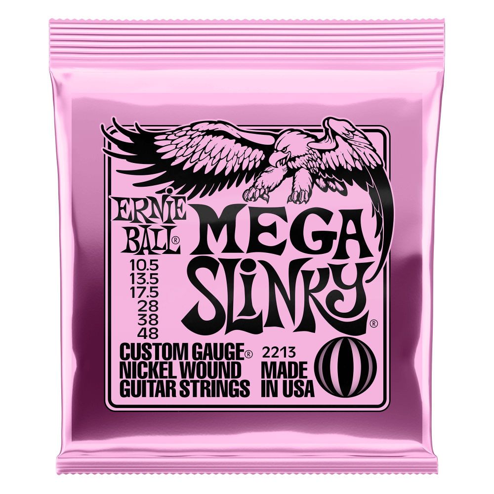 Ernie Ball Electric Guitar Strings Set 10.5/48 Mega Slinky