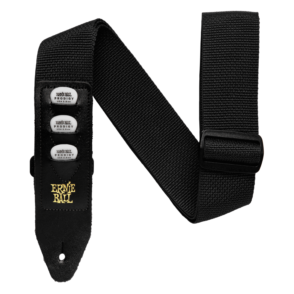 Ernie Ball Pickholder Polypro Strap - maroon
