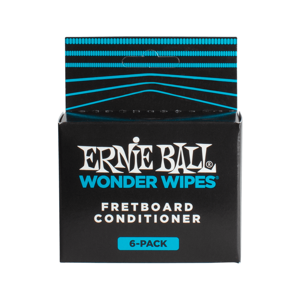 Ernie Ball Wonder Wipes - Fretboard Conditioner - 6 Pack