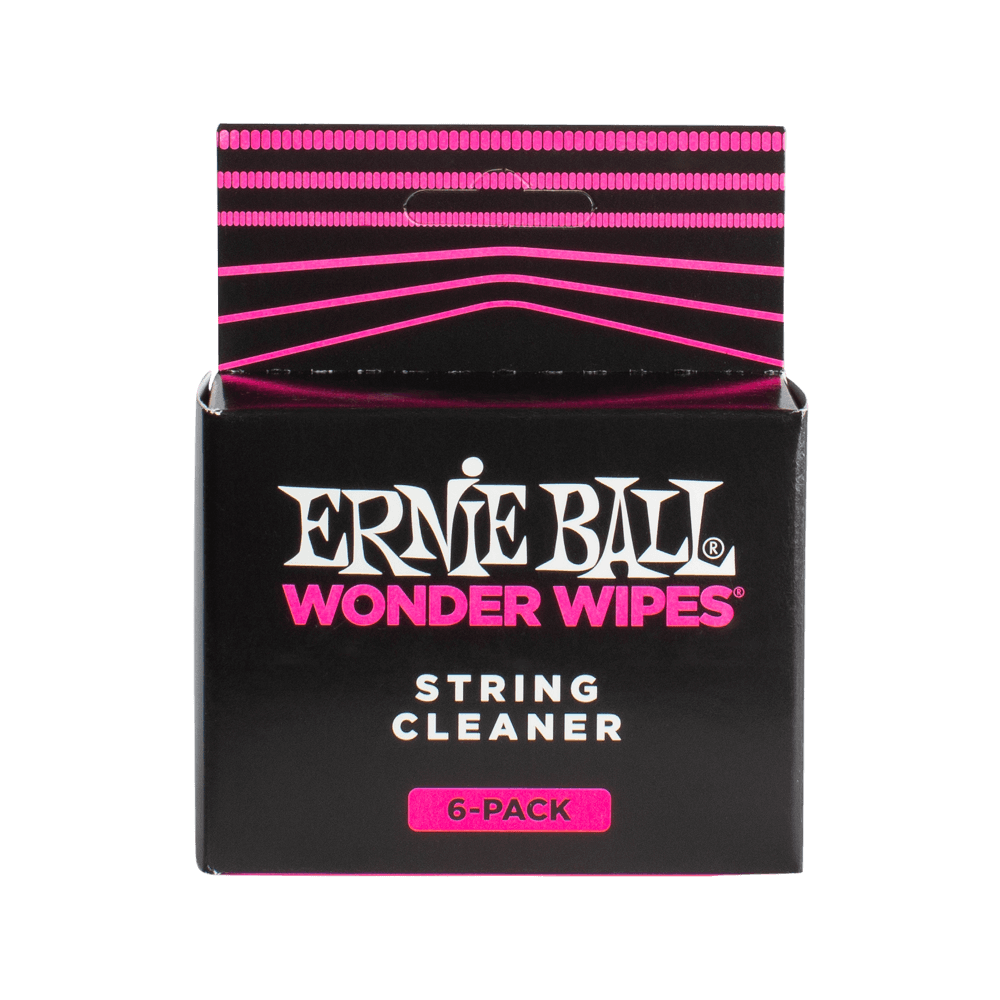 Ernie Ball Wonder Wipes - String Cleaner - 6 Pack