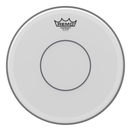 Remo Powerstroke 77 Coated Snare Drumhead - Top Clear Dot, 13"