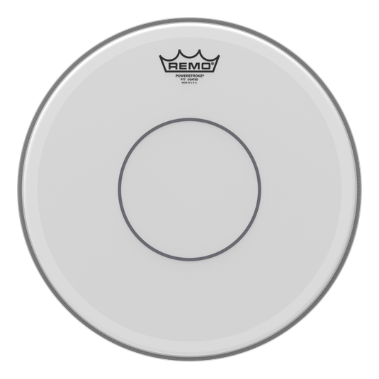 Remo Powerstroke 77 Coated Snare Drumhead - Top Clear Dot, 14"