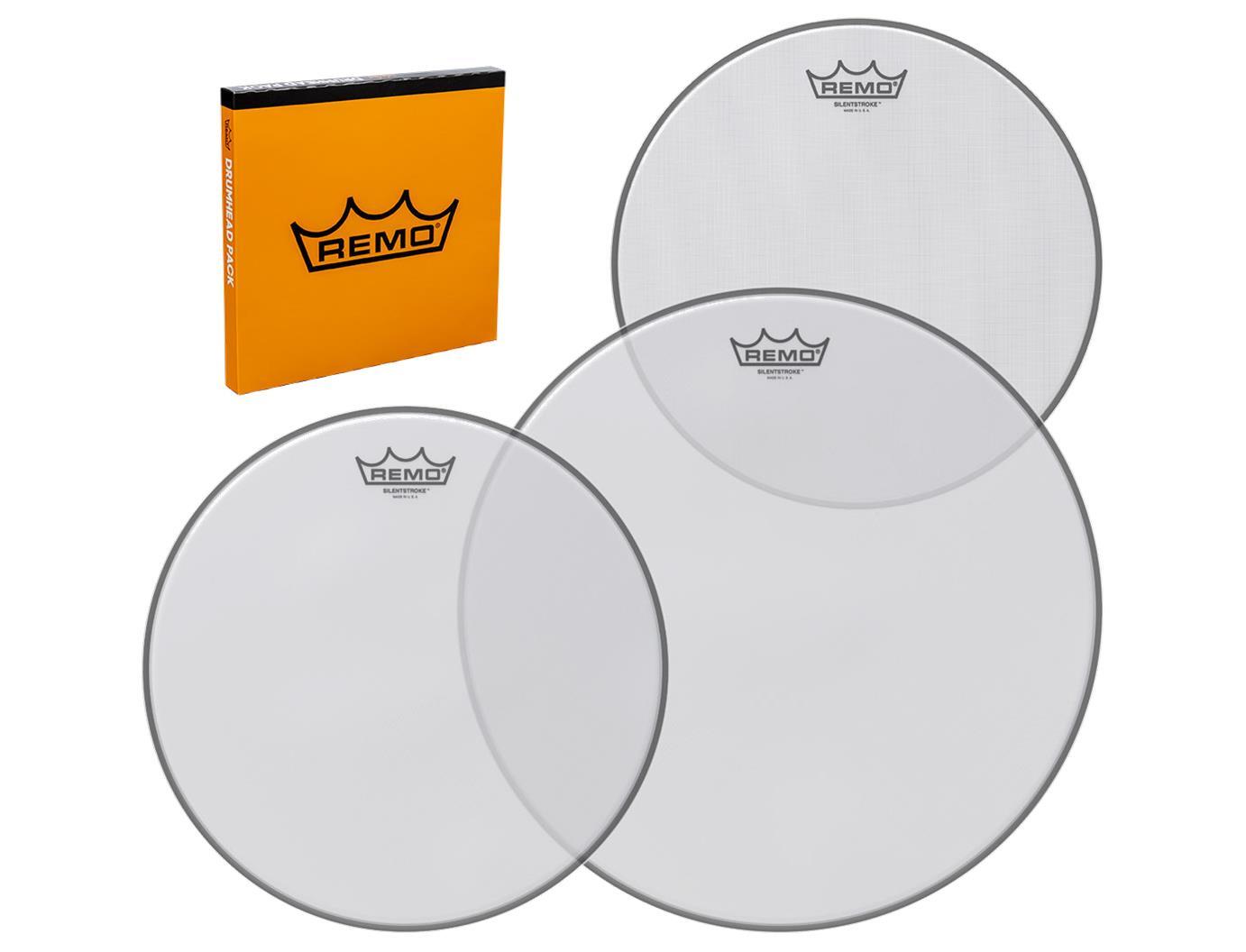 Remo Silentstroke Rock Pro Pack - 12", 13", 16"