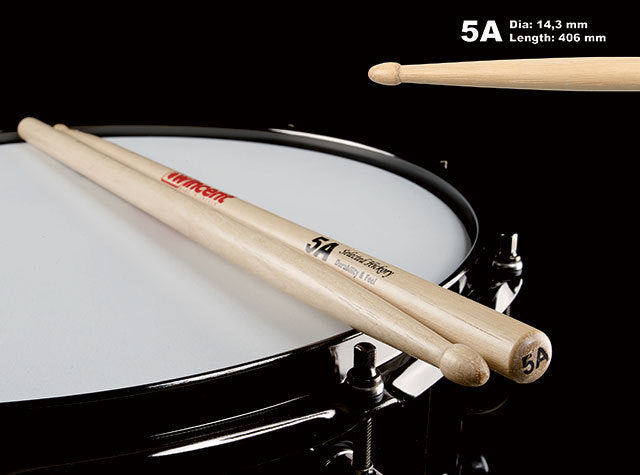 Wincent 5A USA Hickory Wood Tip Drum Sticks