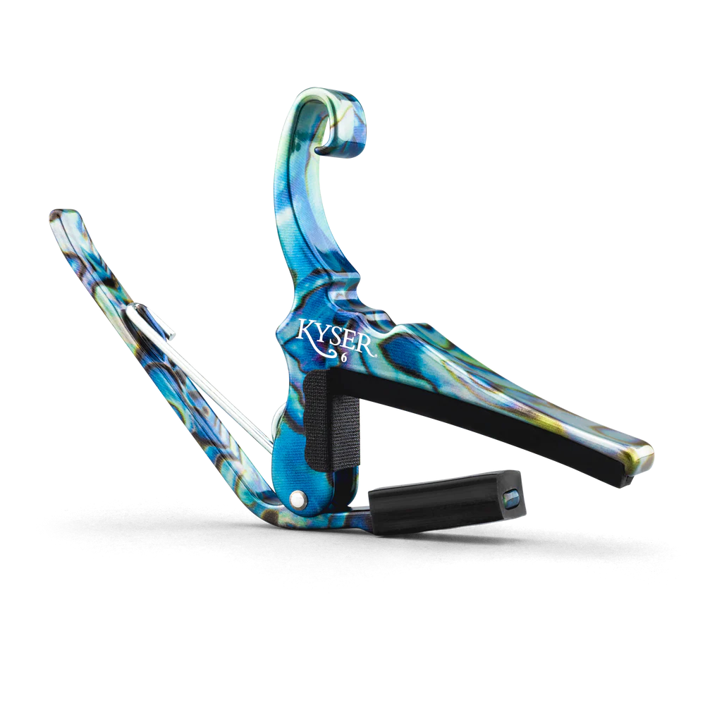 Kyser KG6 Steel String Acoustic/Electric Guitar Capo - Abalone