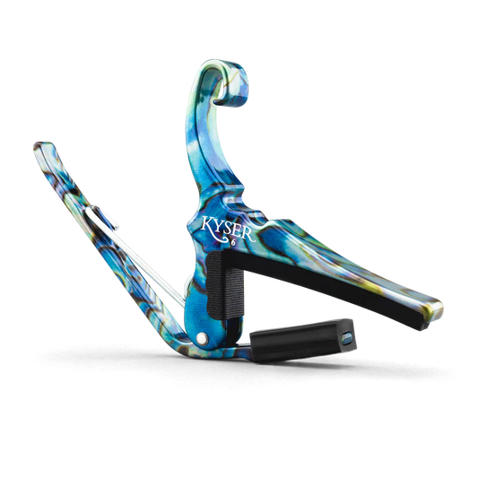 Kyser KG6 Steel String Acoustic/Electric Guitar Capo - Abalone