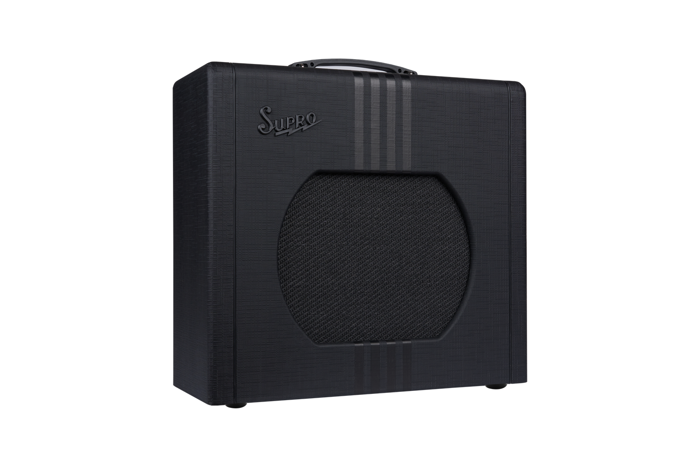 Supro Delta King 12 - 15 Watt 1x12 Guitar Amp Combo w/ Reverb - Black & Black