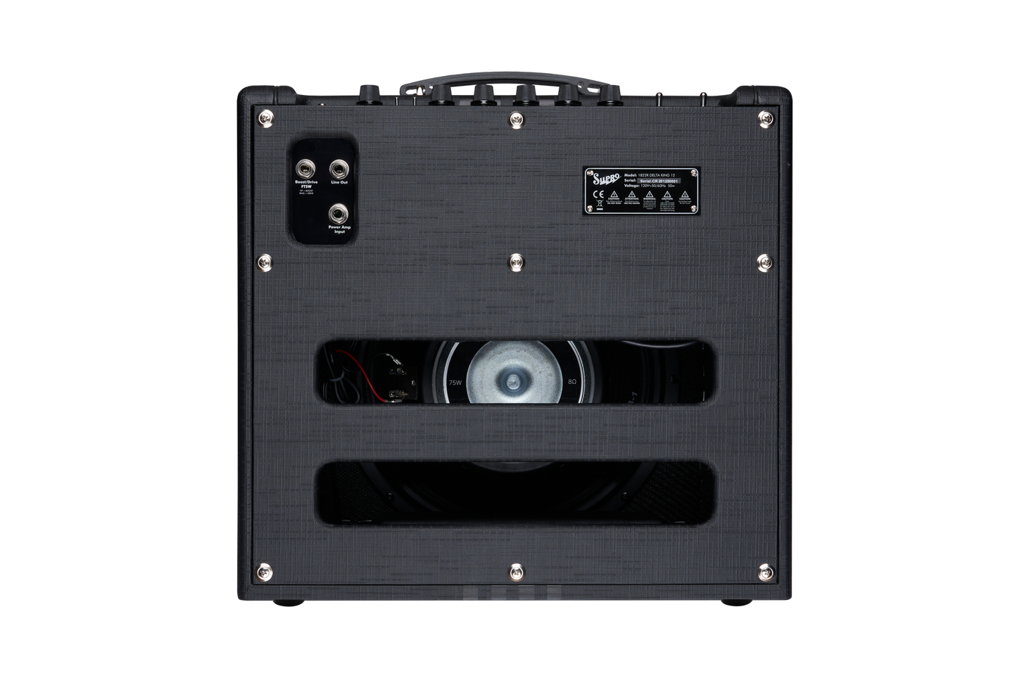 Supro Delta King 12 - 15 Watt 1x12 Guitar Amp Combo w/ Reverb - Black & Black