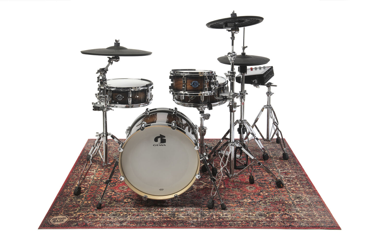 Drum N Base CLUB Series Drum Rug / Stage Mat – Original Red – 163x142cm
