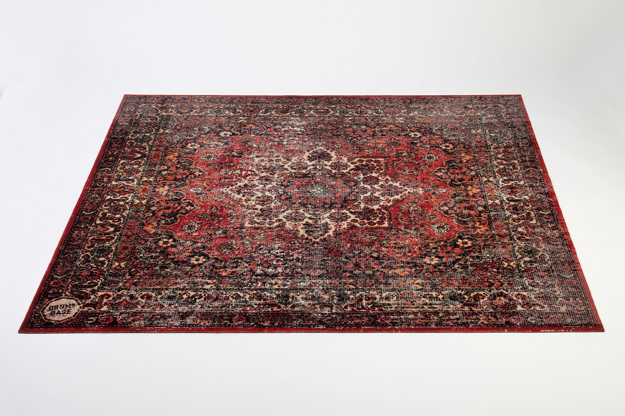 Drum N Base CLUB Series Drum Rug / Stage Mat – Original Red – 163x142cm