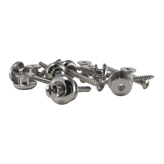Ernie Ball Nickel Plated Brass Strap Buttons