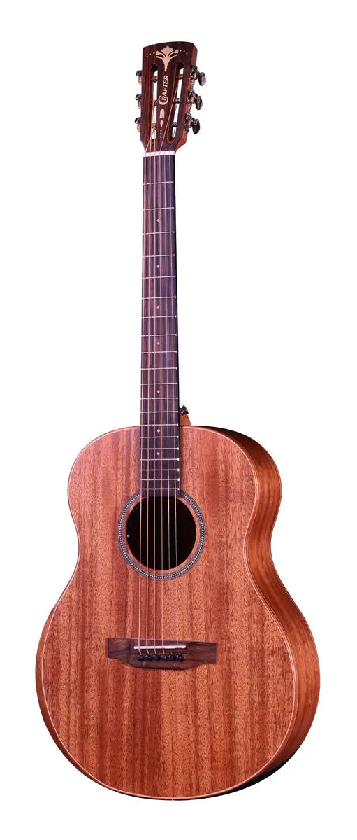 Crafter Grand Mino ALM, Medium Body Acoustic/Electric Guitar - Mahogany