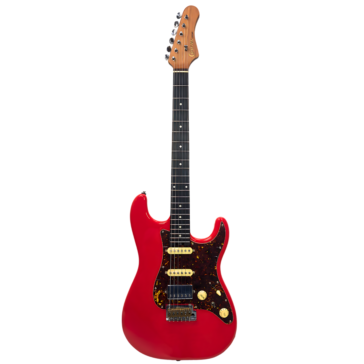 Crafter Crema S HSS Electric Guitar - Vintage Red